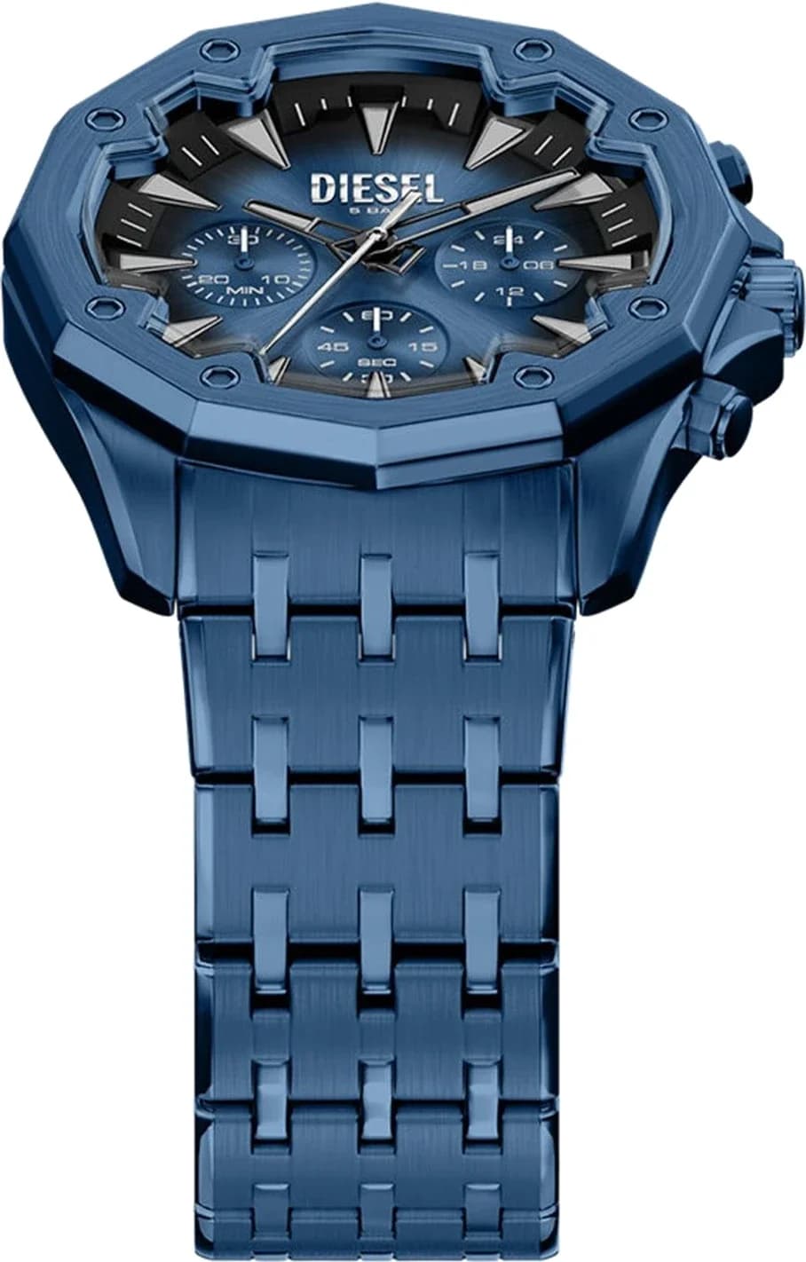 Montre Diesel DZ4705 homme détail cadran bleu