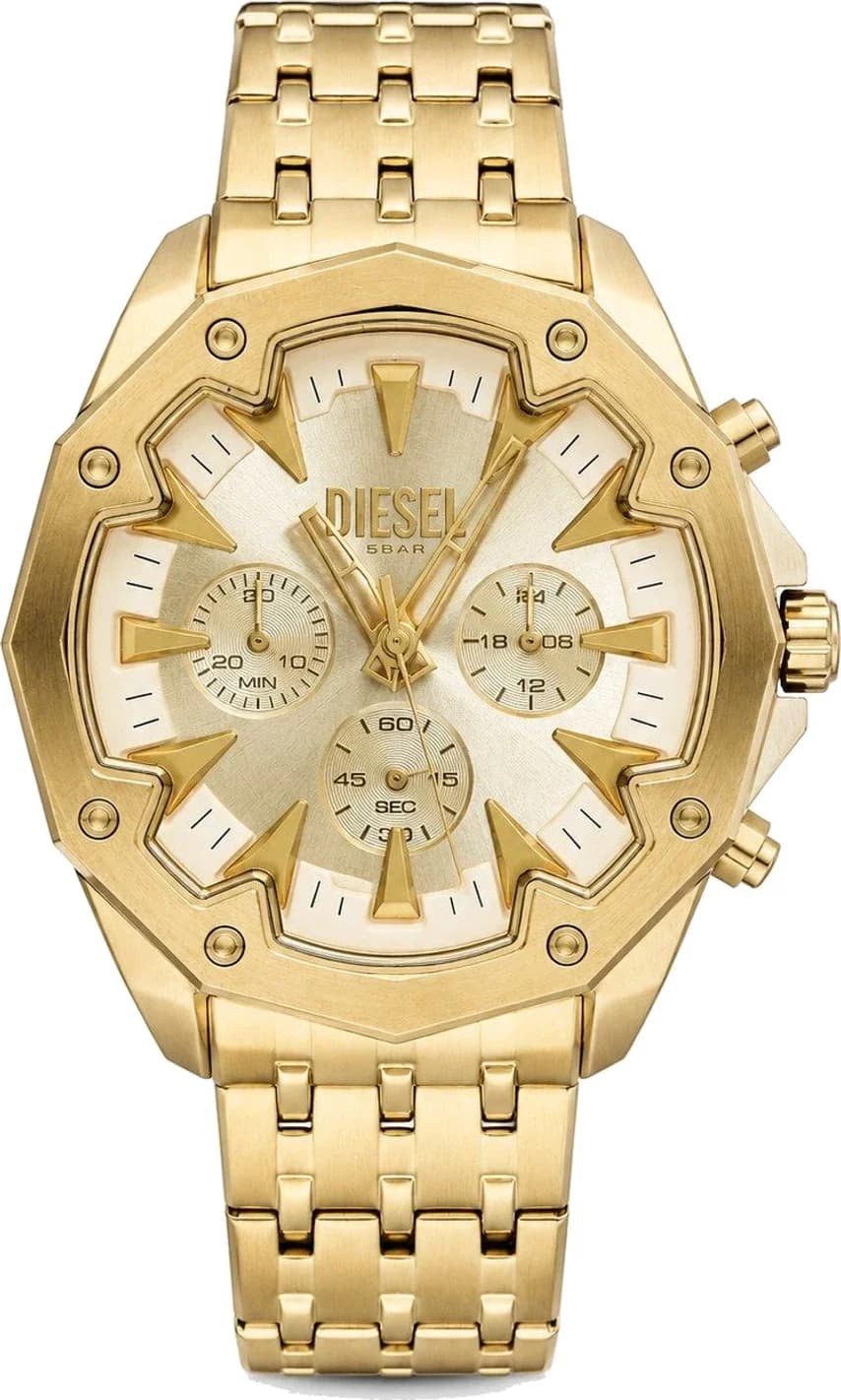 Montre Diesel DZ4707 homme cadran or bracelet acier