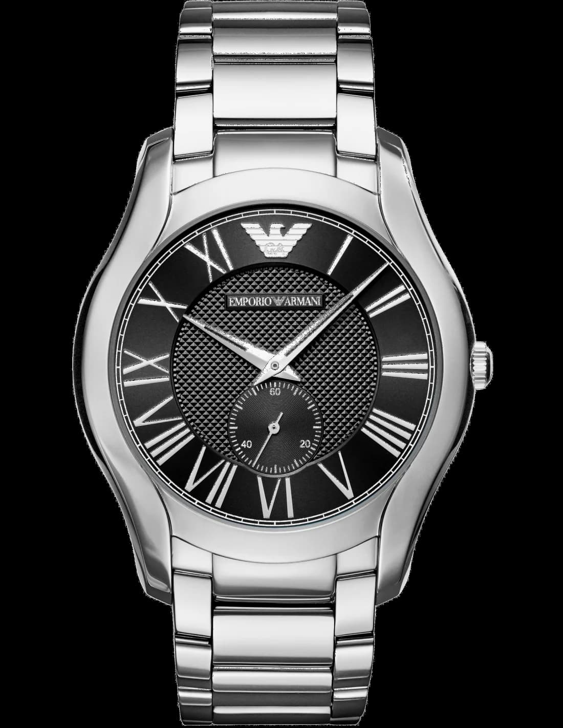 Emporio Armani AR11086 vue de côté, bracelet acier