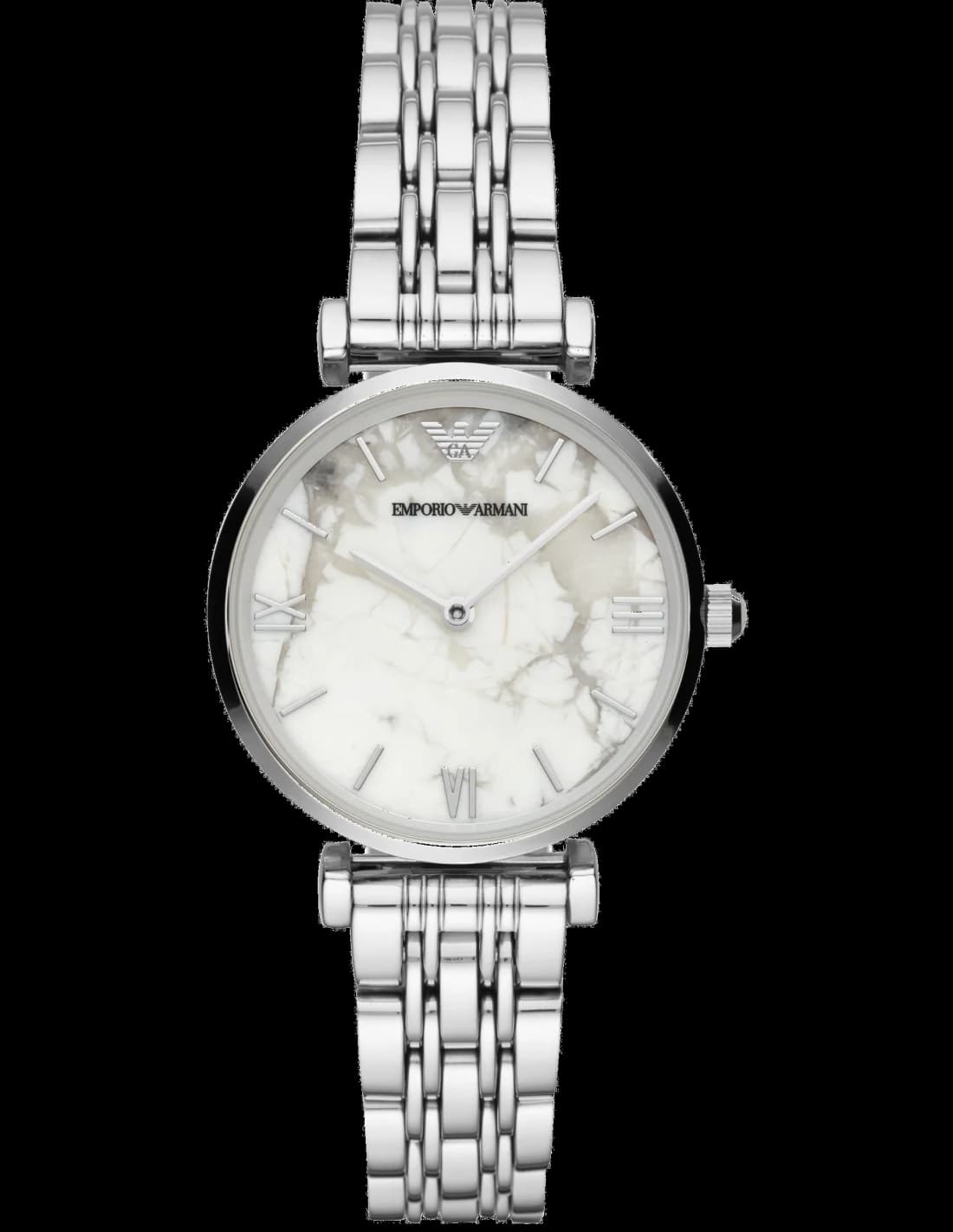 Emporio Armani AR11170 vue de côté, bracelet acier