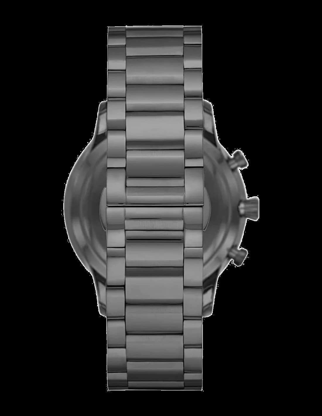 Gros plan sur le cadran bleu de la Emporio Armani AR11348
