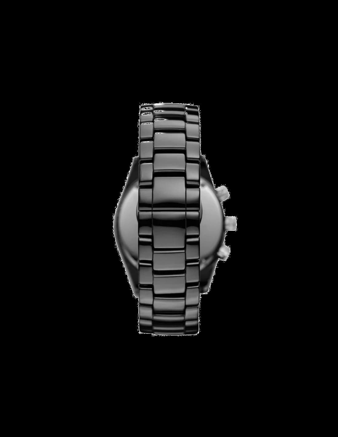 Emporio Armani AR1455 Black Ceramic and Crystal Women's Watch vue 4