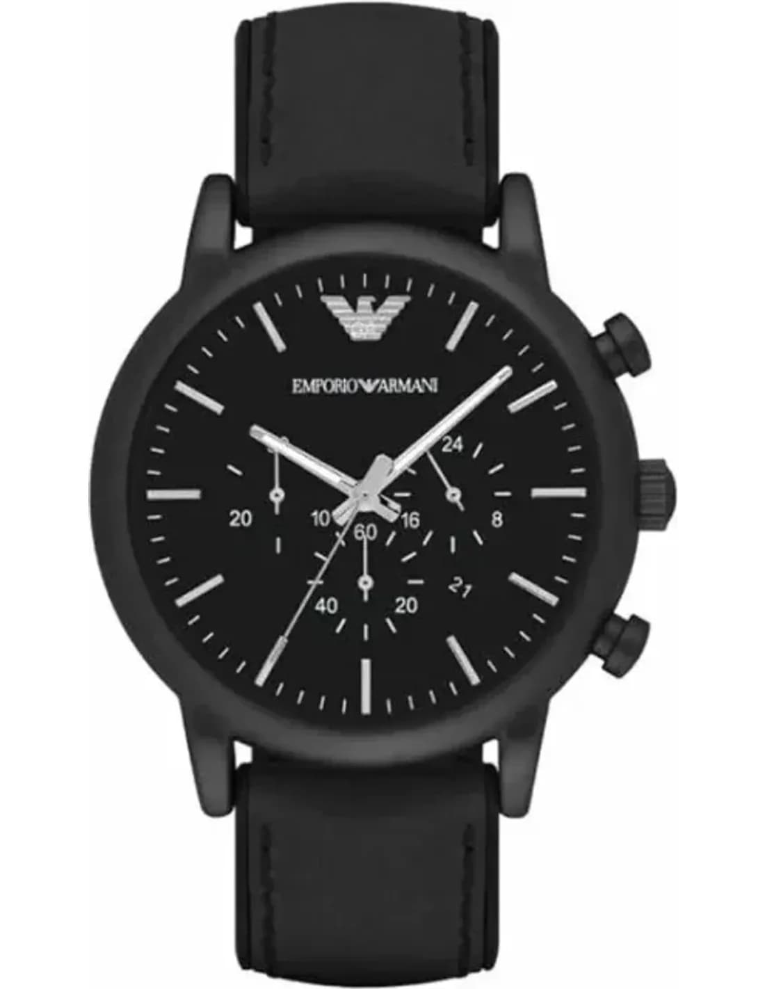 Emporio Armani AR1968 vue de côté, bracelet acier