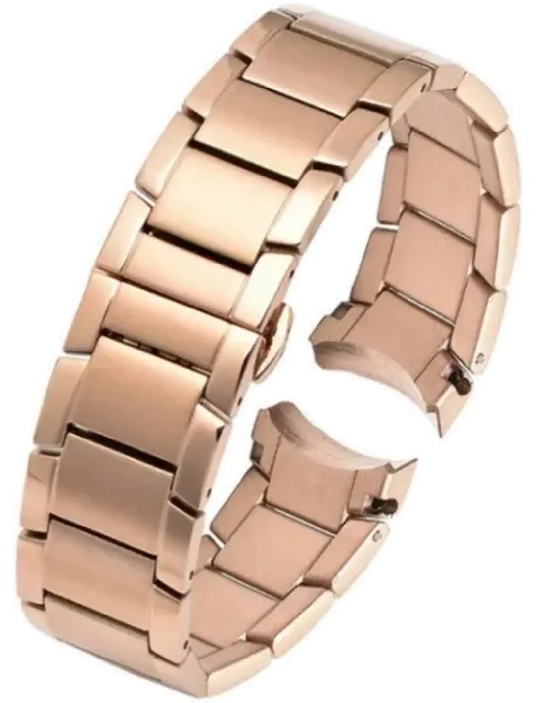 Original Emporio Armani AR2452 Stainless Steel Rose Gold Bracelet vue 2