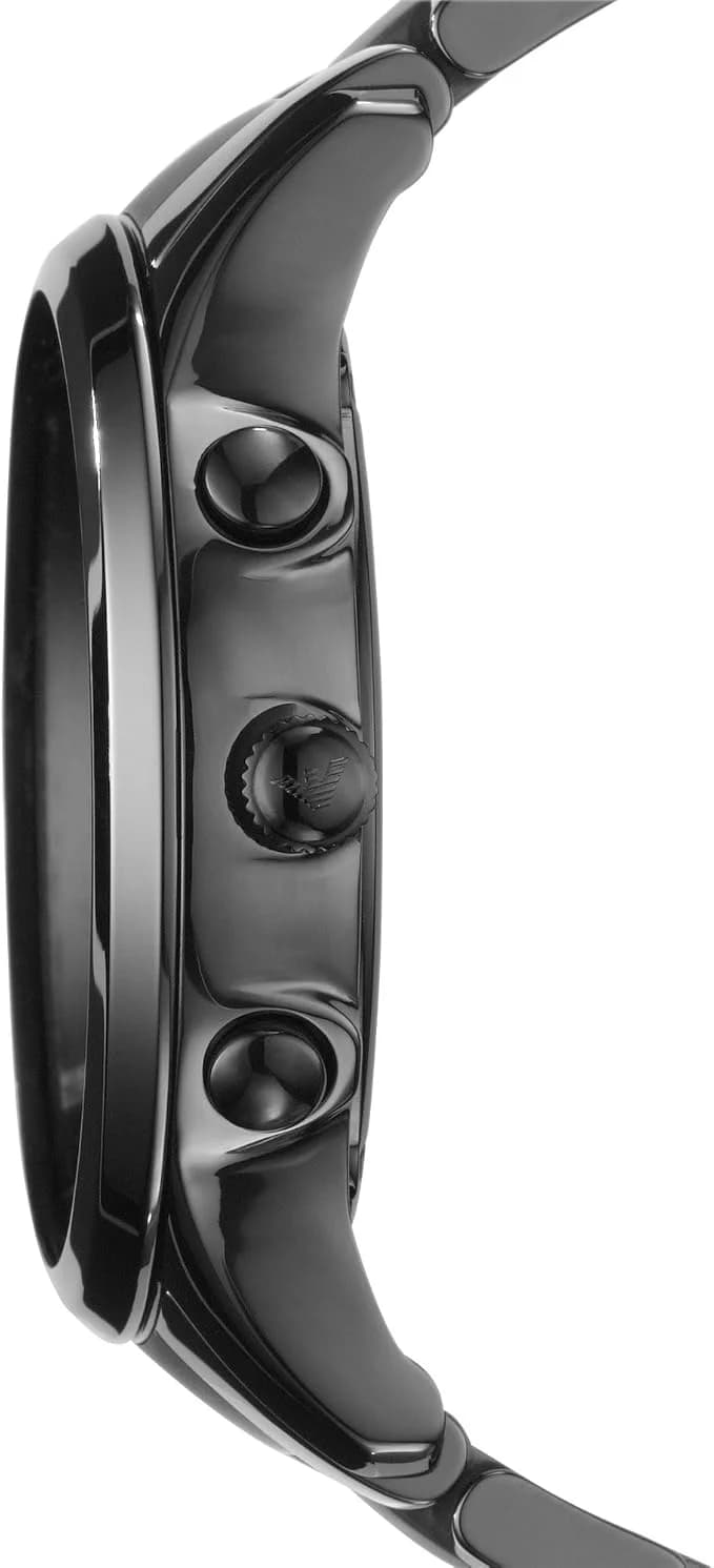 Montre Emporio Armani AR1452 homme détail cadran noir