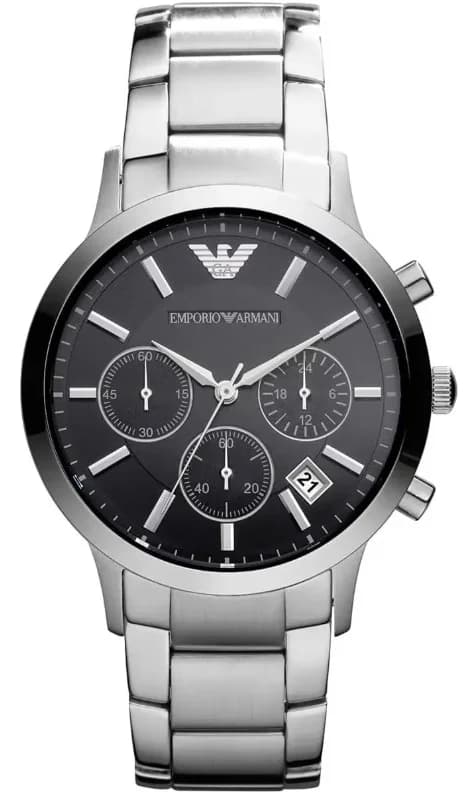 Montre Femme Emporio Armani AR2435 Chronographe Argenté en Acier