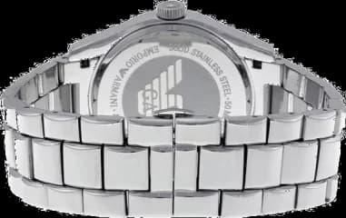 Montre Emporio Armani AR0647 homme détail cadran argent