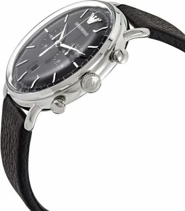 Montre Emporio Armani AR11143 homme détail cadran noir