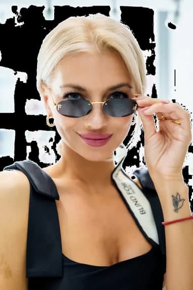 Fendi First FE4075US Oval Metal Sunglasses vue 3