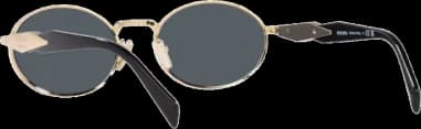 Prada PR 65ZS Oval Women's Sunglasses vue 2
