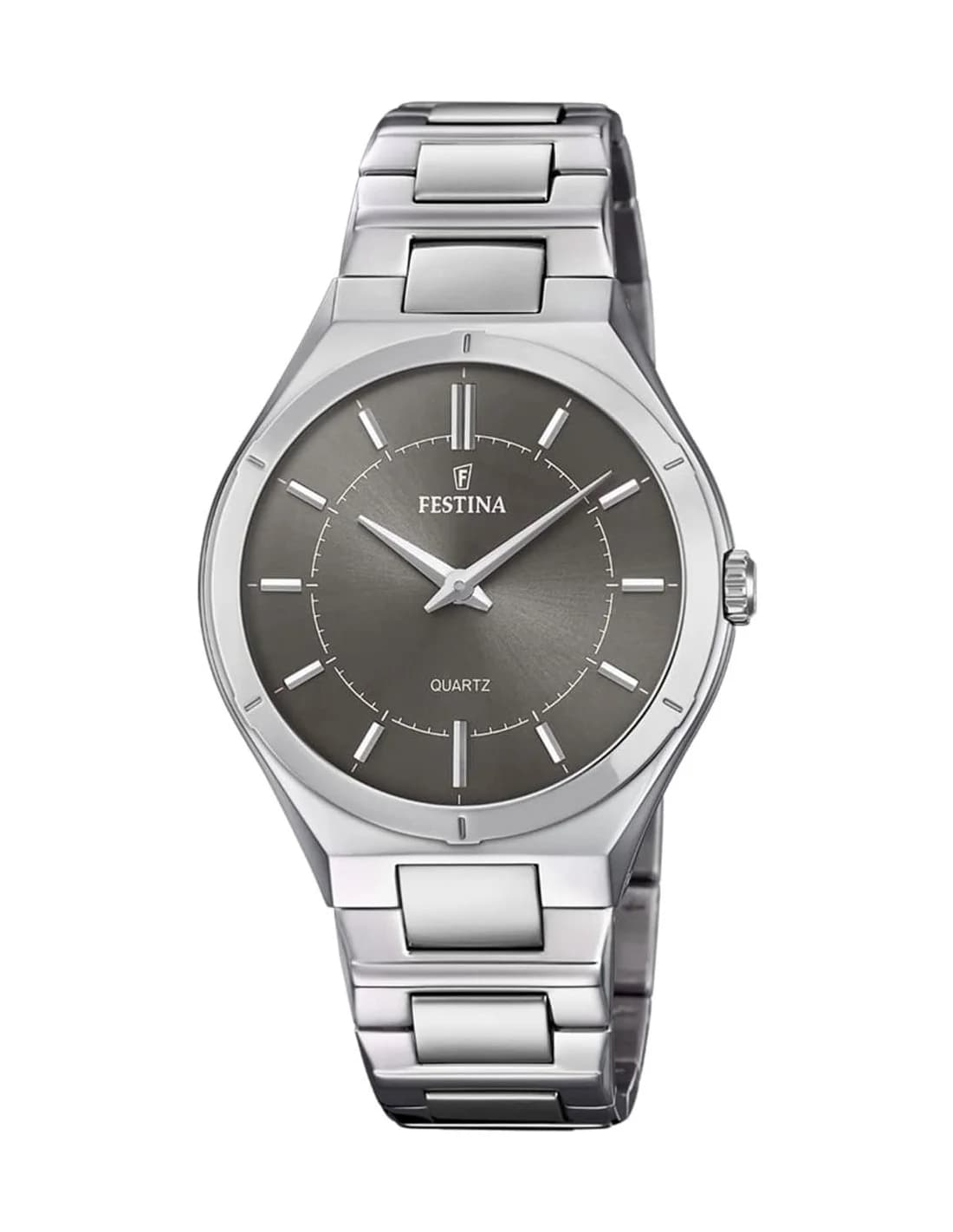 Montre Festina F20244/3 Classic Cadran Noir et Bracelet Cuir vue 2