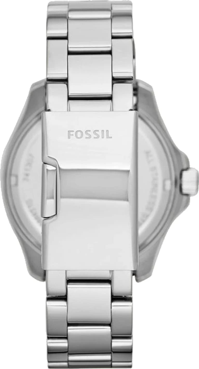 Montre Fossil AM4509 femme détail cadran blanc