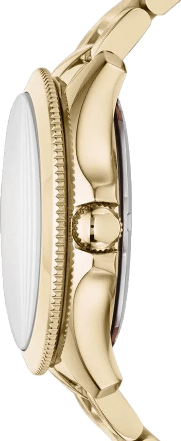 Montre Fossil AM4510 femme détail cadran or