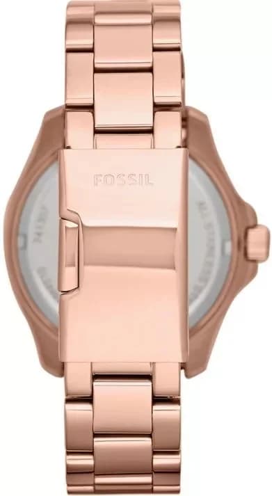 Montre Fossil AM4511 femme détail cadran or rose