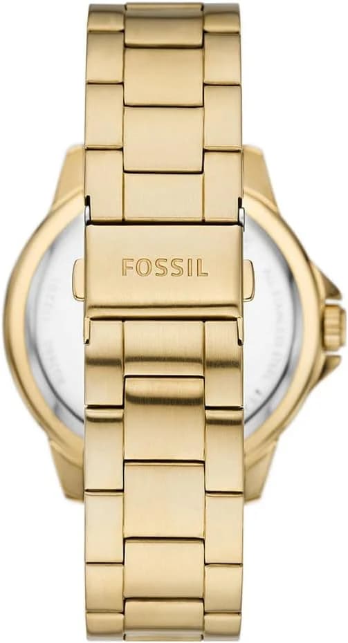 Montre Fossil BQ2680 homme détail cadran or