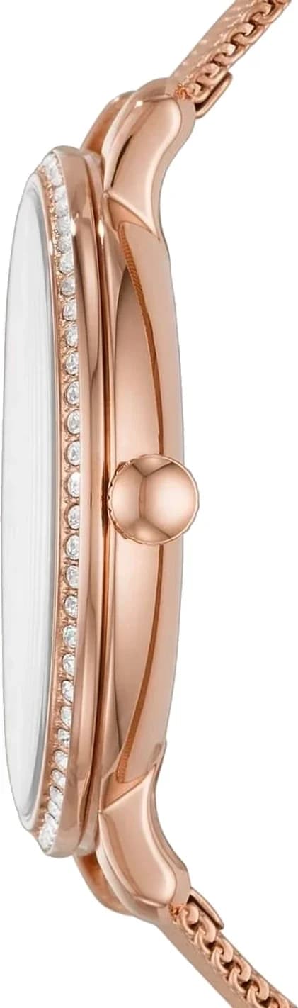 Montre Fossil ES4628 femme détail cadran or rose