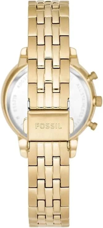Montre Fossil ES5219 femme détail cadran or