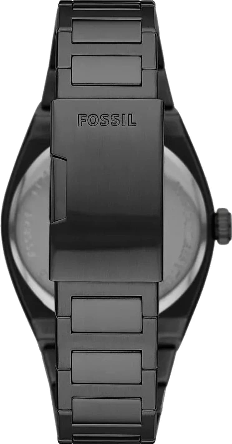 Montre Fossil FS5824 homme détail cadran noir