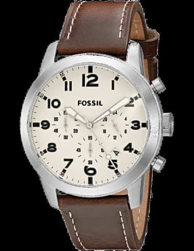 Montre Homme Fossil Pilot FS5146 Marron vue 2