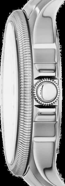 Montre Homme Fossil Recruiter FS5045 Acier argenté et cadran analogique à trois aiguilles