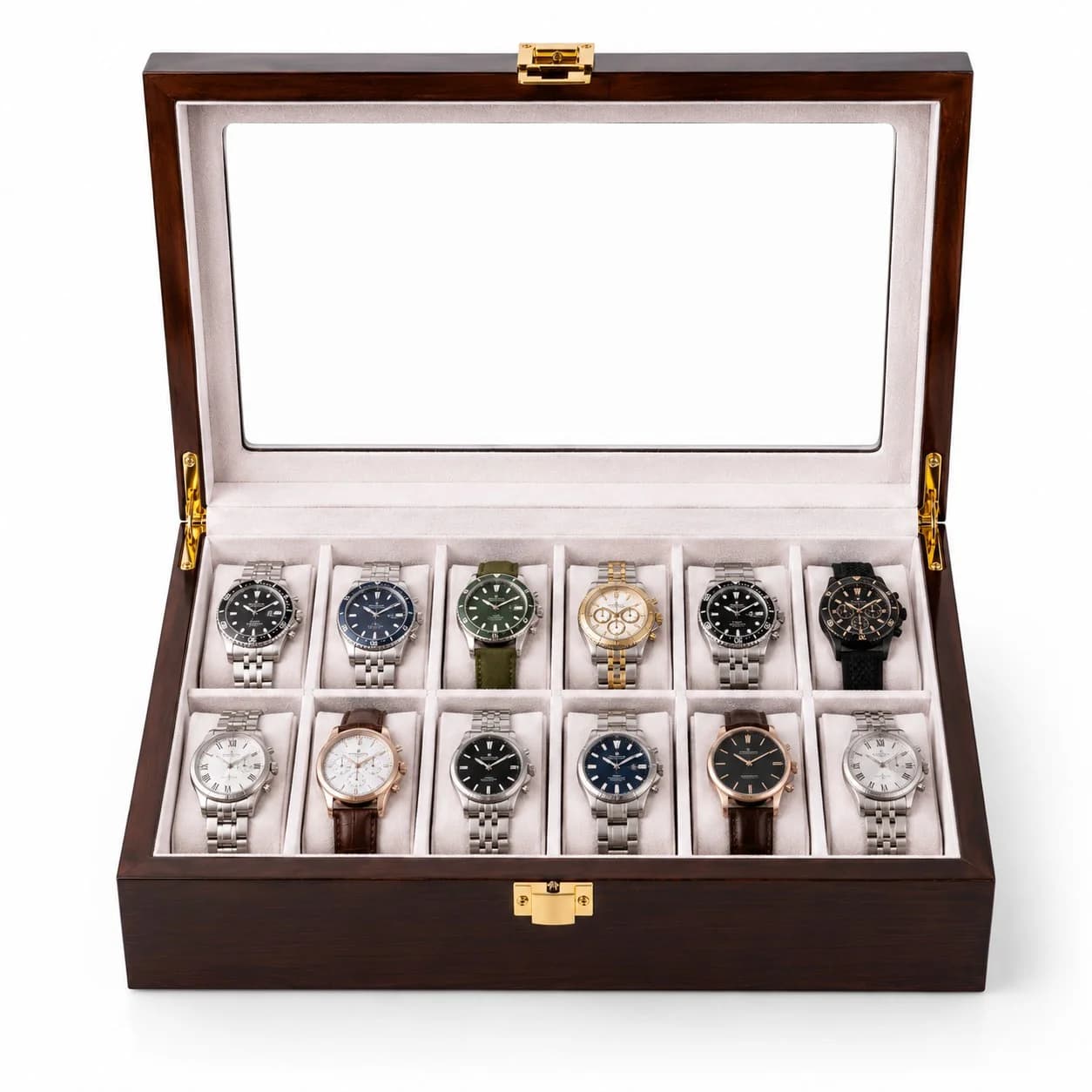 Montre Gasmann 260520-03 verso boîtier marron