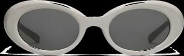 Lunettes de soleil Maison Margiela x Gentle Monster MM005 forme ovale en acetate vue 4