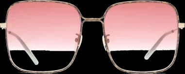 Lunettes de soleil Gucci GG0443S carrées en métal vue 4