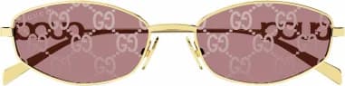 Lunettes de soleil Gucci GG1802S en métal vue 3