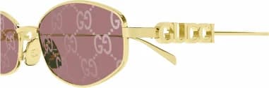 Lunettes de soleil Gucci GG1802S en métal vue 2
