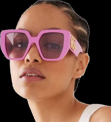 Lunettes de soleil Gucci Logo GG0956S Oversize en acétate vue 3