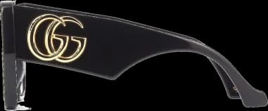 Lunettes de soleil Gucci Logo GG0956S Oversize en acétate vue 2
