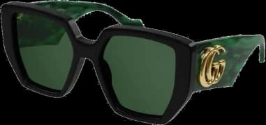 Lunettes de soleil Gucci Logo GG0956S Oversize en acétate