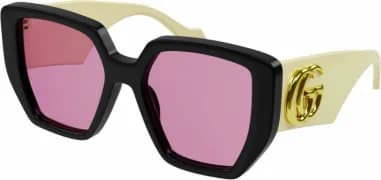 Lunettes de soleil Gucci Logo GG0956S Oversize en acétate vue 2