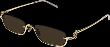 Lunettes de Soleil Gucci Logo GG1278S en métal vue 4