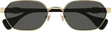 Lunettes de soleil Gucci Logo GG1593S en métal vue 2