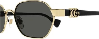 Lunettes de soleil Gucci Logo GG1593S en métal vue 3