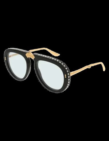 Lunettes de soleil Gucci pliantes GG0307/S 002 Ornées de brillants