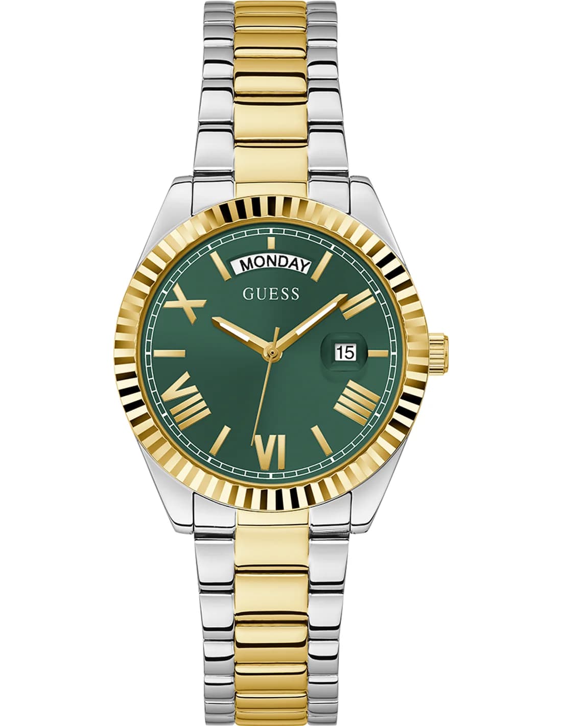 Guess GW0308L5 vue de côté, bracelet acier