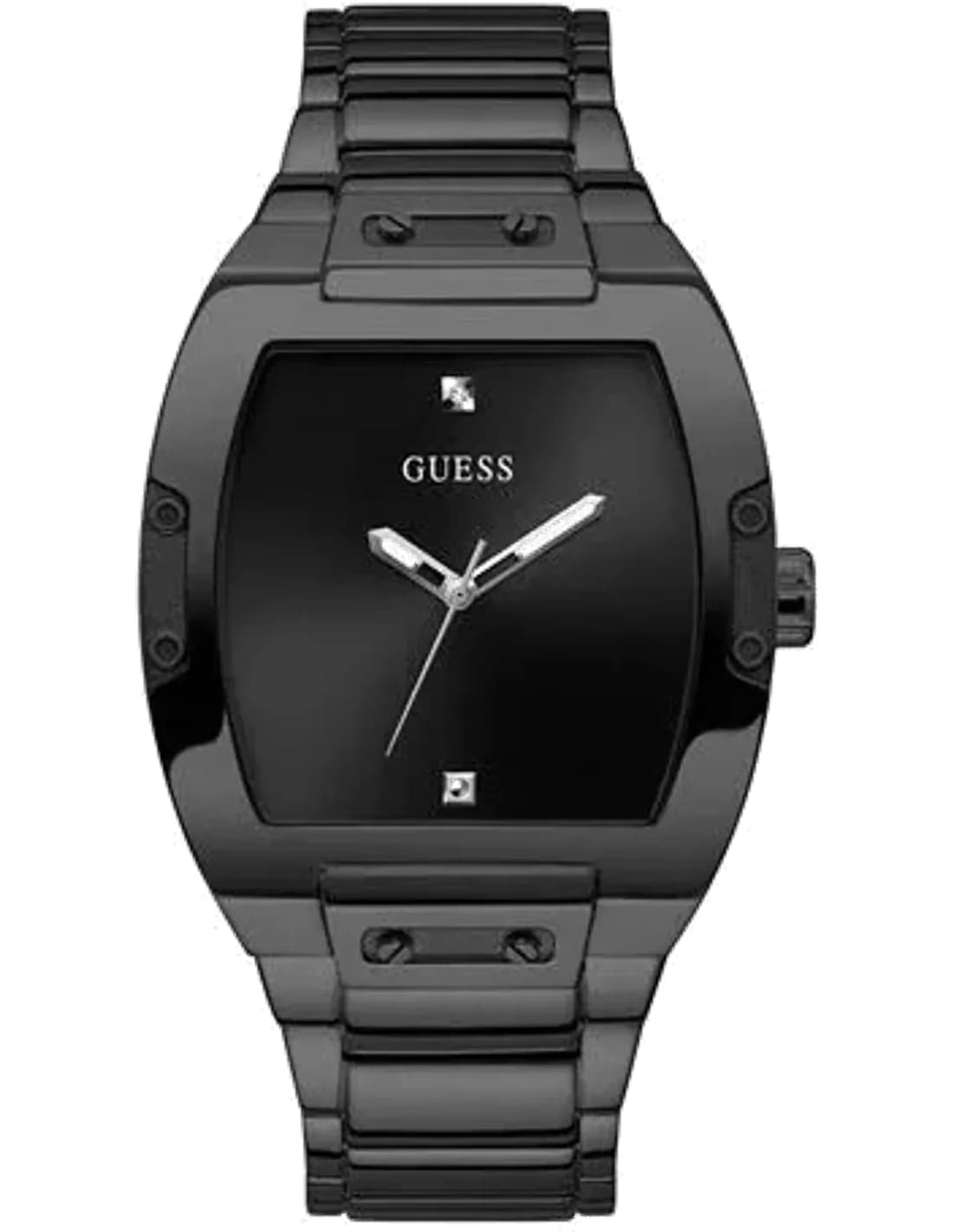 Guess GW0387G3 vue de côté, bracelet acier