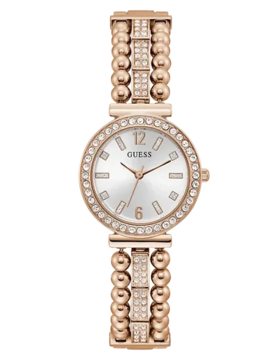 Guess GW0401L3 vue de côté, bracelet acier