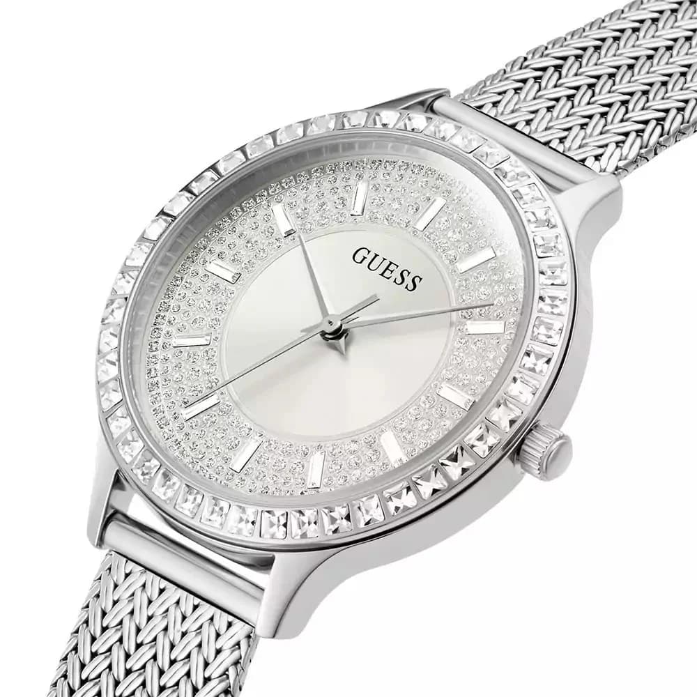 Guess GW0402L1 vue de côté, bracelet acier
