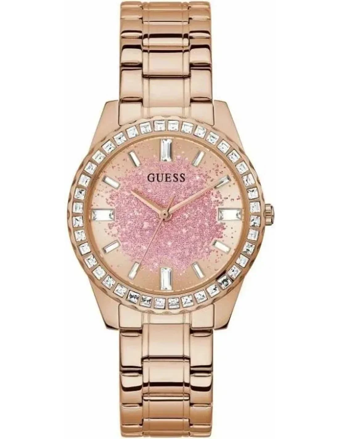 Guess GW0405L3 vue de côté, bracelet acier