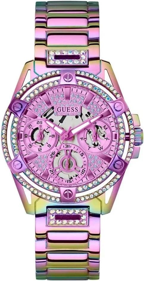 Montre Guess GW0464L4 femme cadran violet bracelet acier