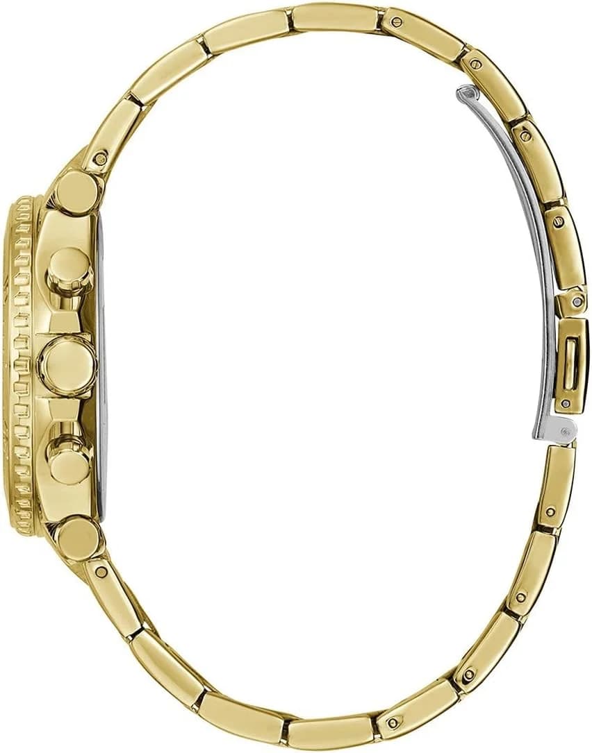 Montre Guess Cosmic GW0465L1 femme dorée, bracelet maillons acier vue 4