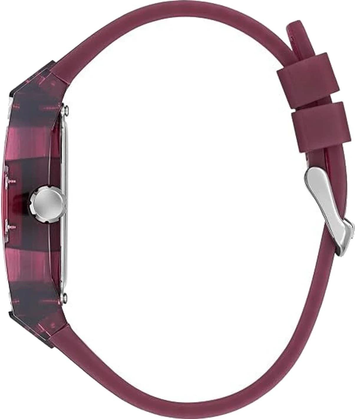 Montre Guess GW0499G12 homme détail cadran bordeaux