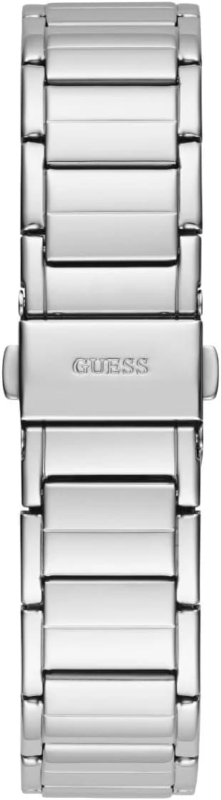Montre Guess Fusion GW0552L1 femme argentée, bracelet maillons acier vue 4