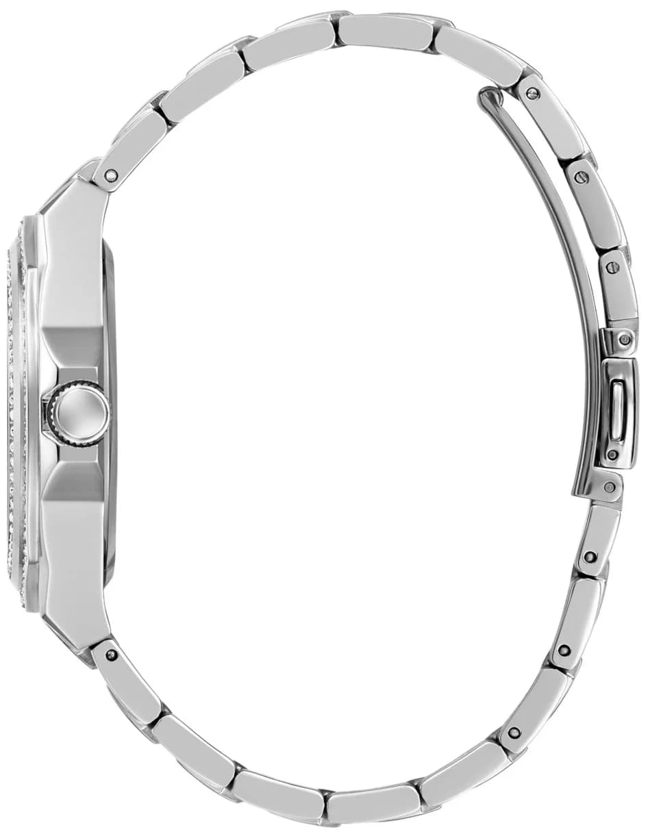 Montre Guess Ritzy GW0685L1 femme argentée, bracelet maillons acier vue 2