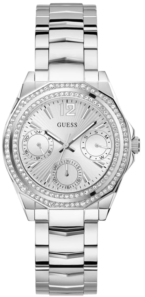 Guess Ritzy GW0685L1 women's silver watch, maillons acier bracelet