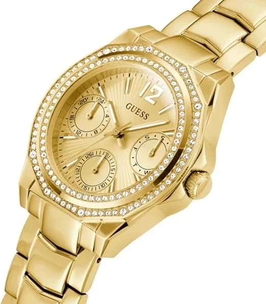 Guess GW0685L2 vue de côté, bracelet acier