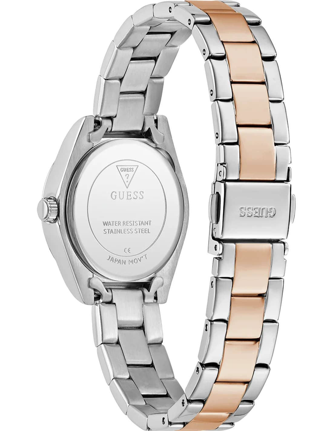Guess GW0841L3 côté fond de boîtier or rose